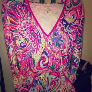 Brand New Lilly Pulitzer Psychedelic Popover