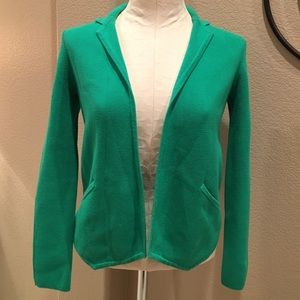 NWT Ann Taylor LOFT open front cardigan Green XXSP