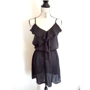❤BOGO Elegant black ruffle Dress