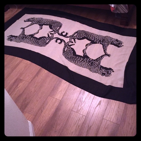 Cheetah scarf