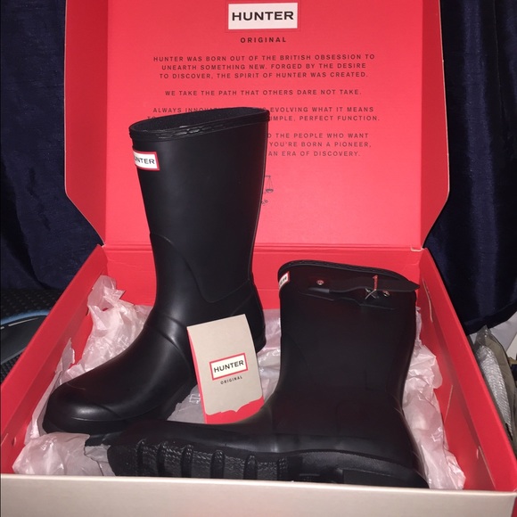 Brand new original short HUNTER rain boots