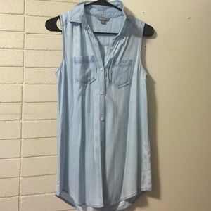 Rubbish (Nordstrom) Sleeveless Button Up