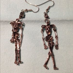 NWOT Skeleton Earrings for Halloween