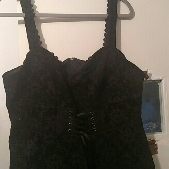 Corset front Nightmare Before Christmas dress - Picture 4 of 4