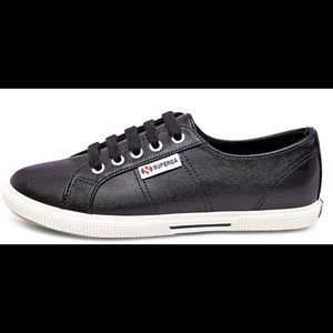 Black Superga Sneakers SZ 7W LIMITED EDITION