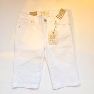 Rachel Roy Pants - 🦁NWT Rachel Roy White Jean Bermuda a Shorts 25 Rachel Roy Pants - 🦁NWT Rachel Roy White Jean Bermuda a Shorts 25