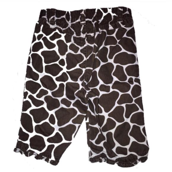 Giraffe printed capris