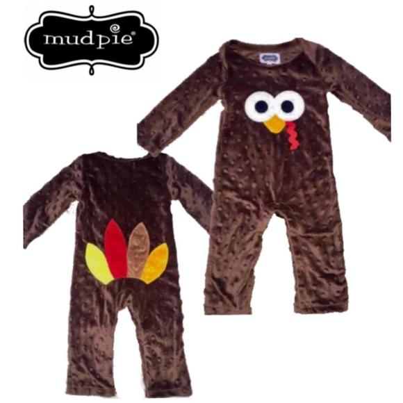 Mud pie Turkey romper