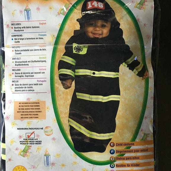 New! Firefighter costume