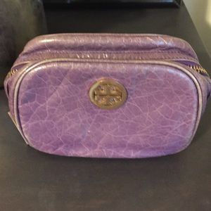 Tory Burch Purple Zip Bag