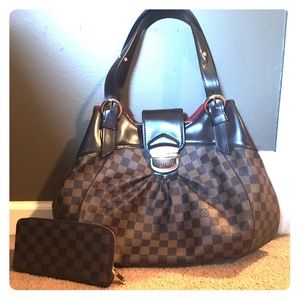 Louis Vuitton handbag and wallet
