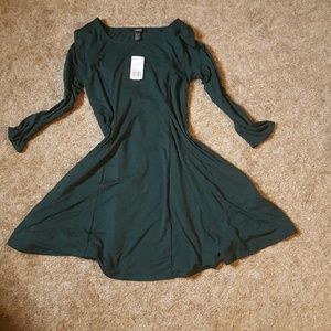 Hunter Green skater dress