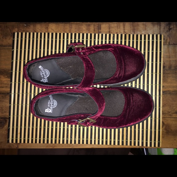 Dr. Martens Mary Janes - Color Maroon Size 10