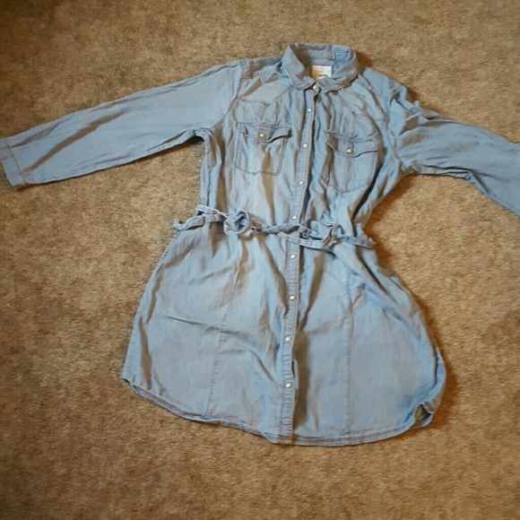 Light denim dress