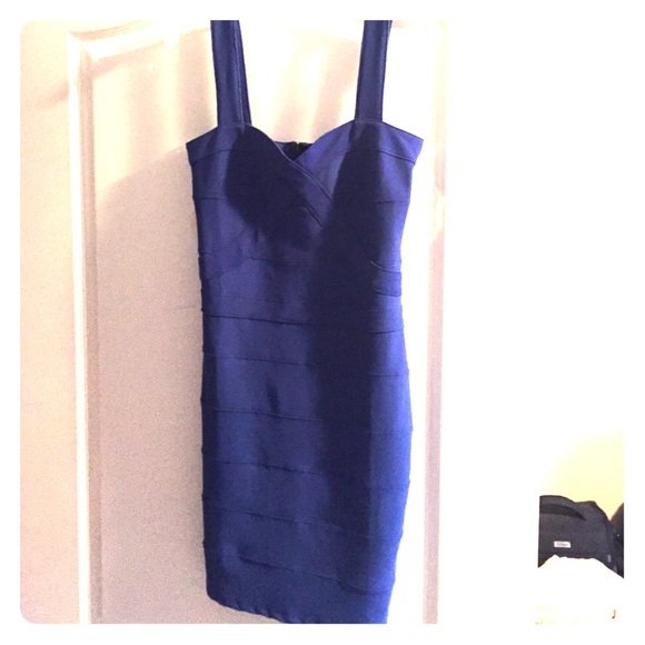 Royal blue dress
