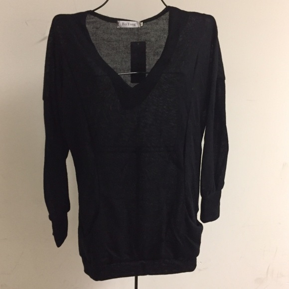 Black oversized sweater - Picture 4 of 4