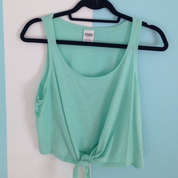 Victoria's Secret Pink front-tie tank top