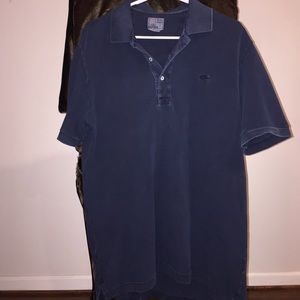 Navy blue, vintage washed Lacoste polo
