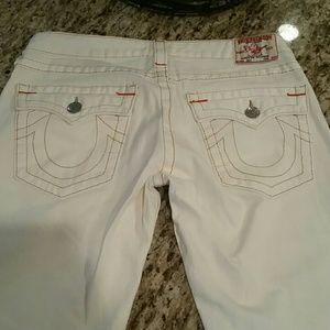 winter white True Religion Joeys.   30