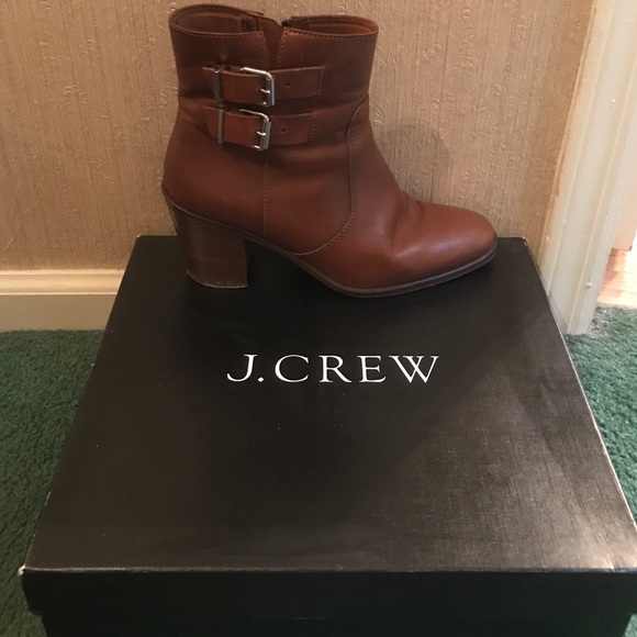 Jcrew Chestnut brown ankle boots