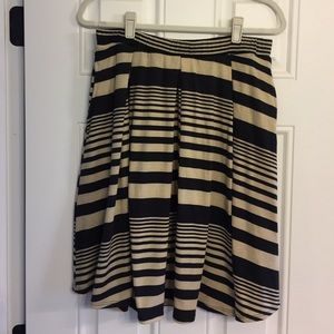 Lularoe L striped Madison skirt
