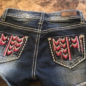 Justice jean shorts