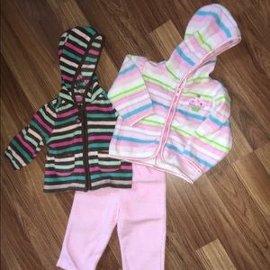 Girls 3-6 months fleece.