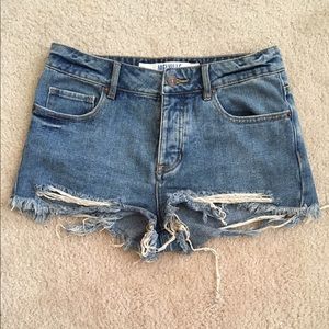 Brandy Mellville Jean High Rise Shorts