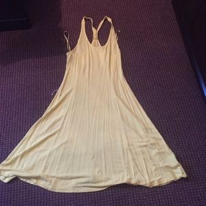 Old navy yellow tank dress