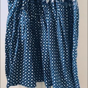Patterned Blue Maxi Dress