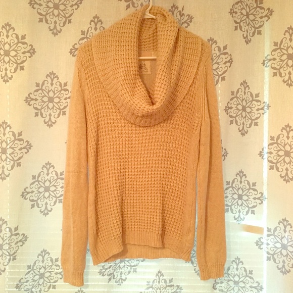 Anthropologie waffle knit sweater