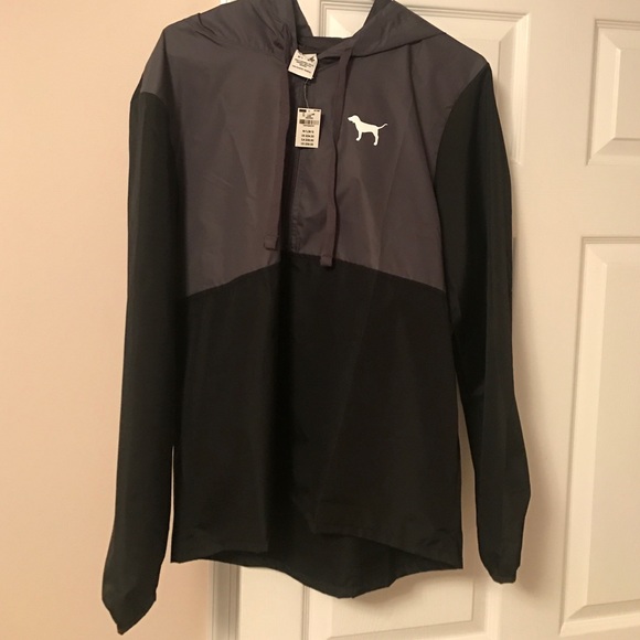 Victoria's Secret pink windbreaker jacket