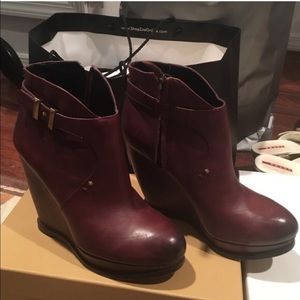 Sam Edelman burgundy booties