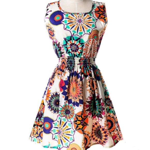 Jr's CASUAL SUMMER FUN PARTY DRESS. JUST SLASHED $
