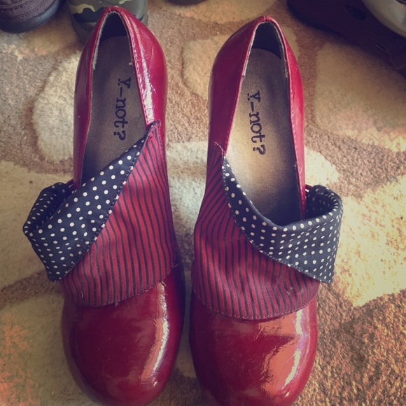 Red high heels