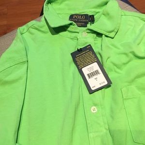 Long sleeve polo shirt
