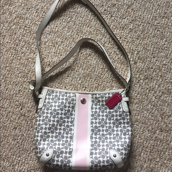 Coach Handbags - Authentic Coach coated cotton crossbody purse
