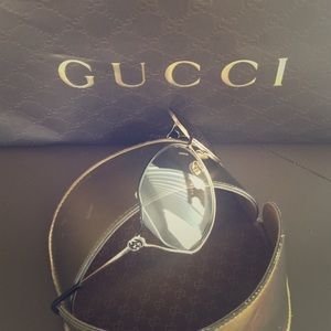 GUCCI Gold Sunglasses