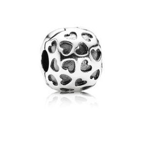 DISCONTINUED Pandora Heart Clip Charm