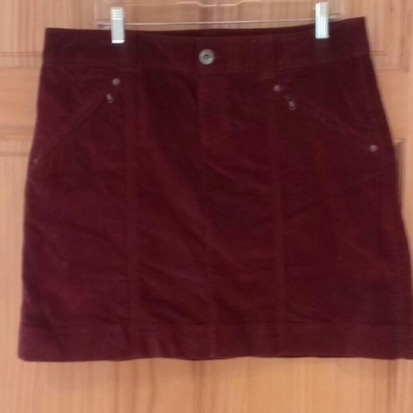 Athleta Velvet Pencil Skirt