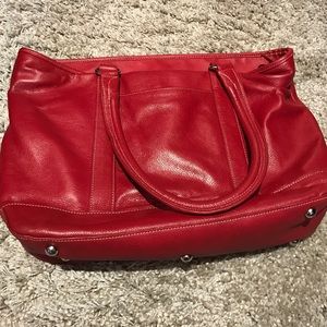 Leather tote/laptop bag