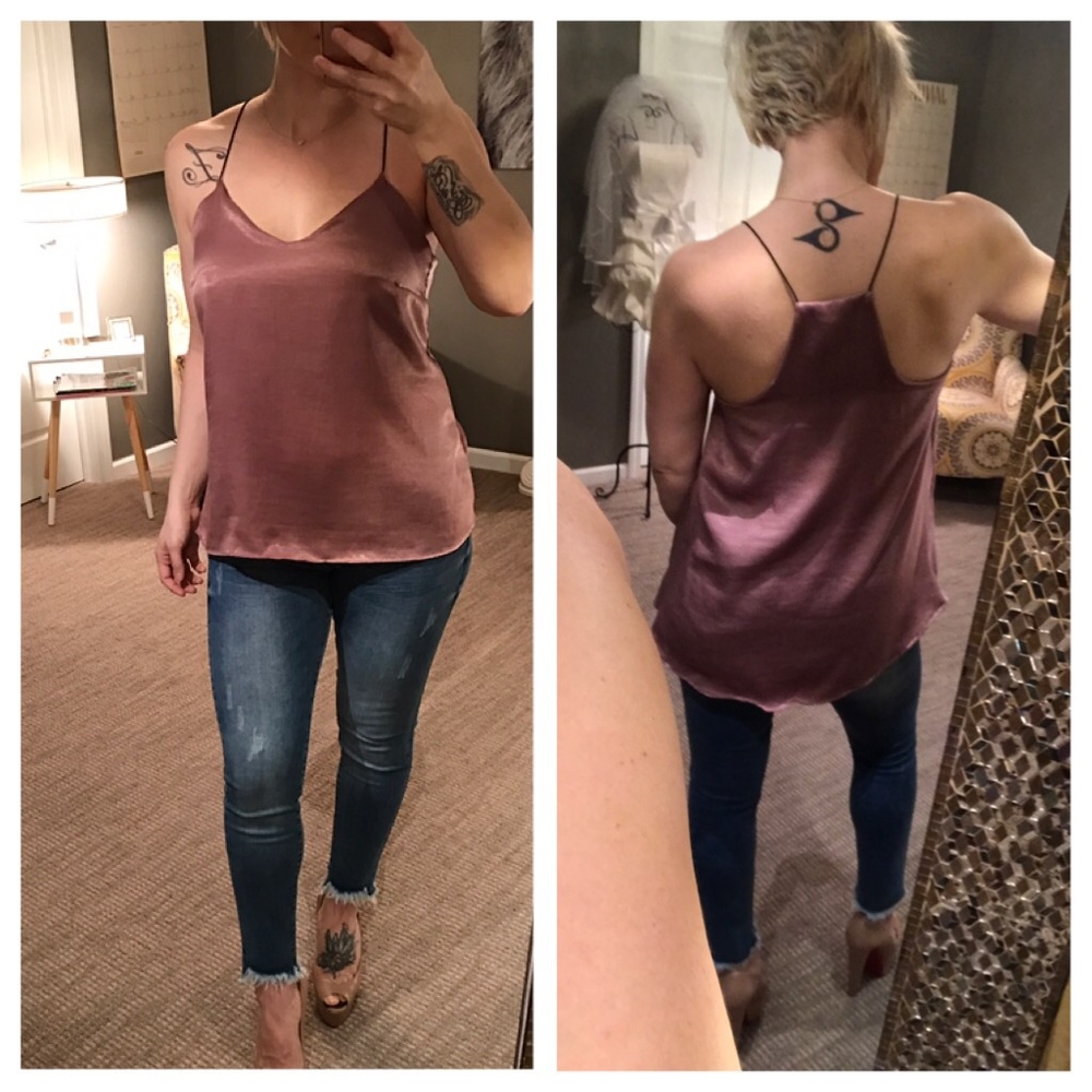 LAST ONE | Satin Racerback Tank