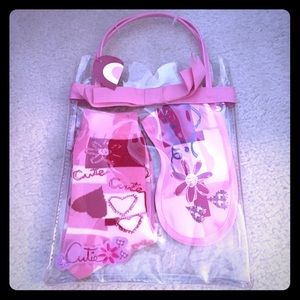 Brand new cutie socks and sleep mask