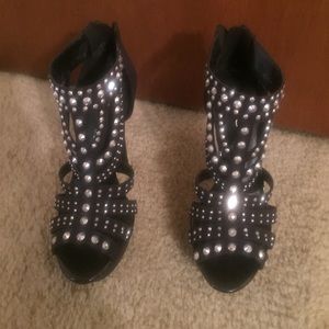 Aldo brand studded high heels.