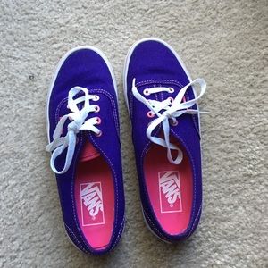 Purple Vans Size 7.5