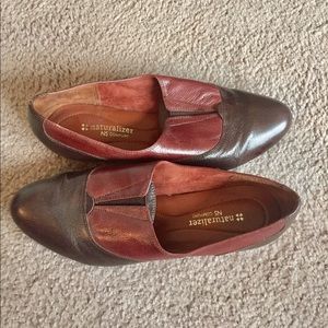 Naturalizer Oxblood Leather Loafers, size 8.5