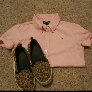 SALE! Pink Polo Shirt (Girls)
