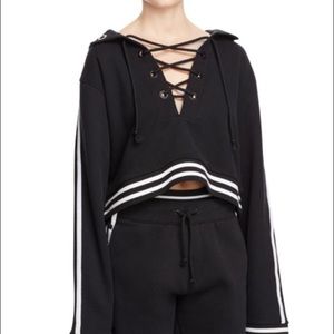 Puma by Rihanna rising lace up hoodie