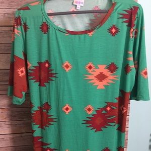 LuLaRoe xxxl Julia 3xl Aztec