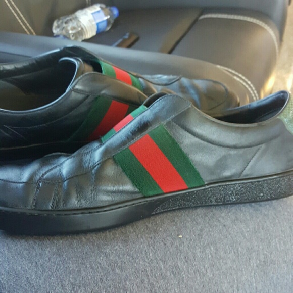 Authentic men's Gucci slip-on tennis shoes